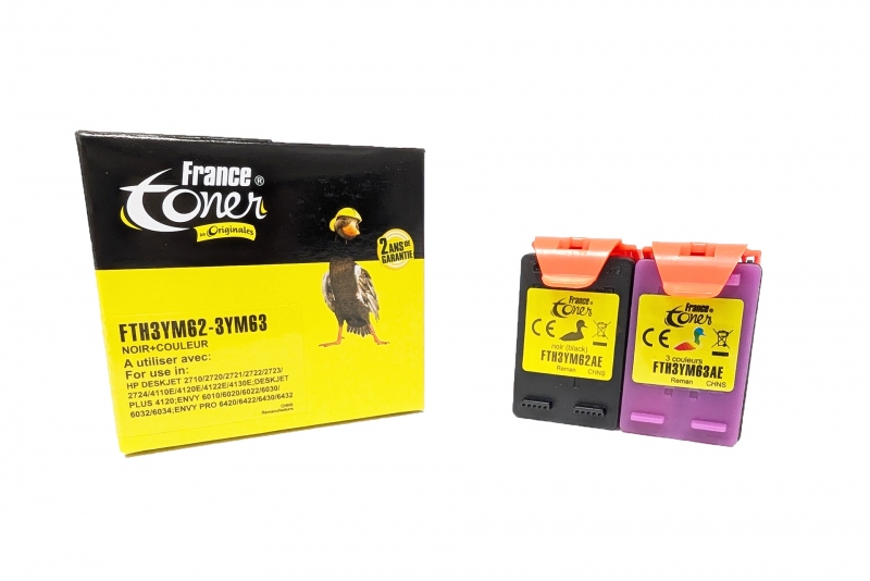 Pack de 2 cartouches d'encre compatibles FranceToner équivalent à 305XL