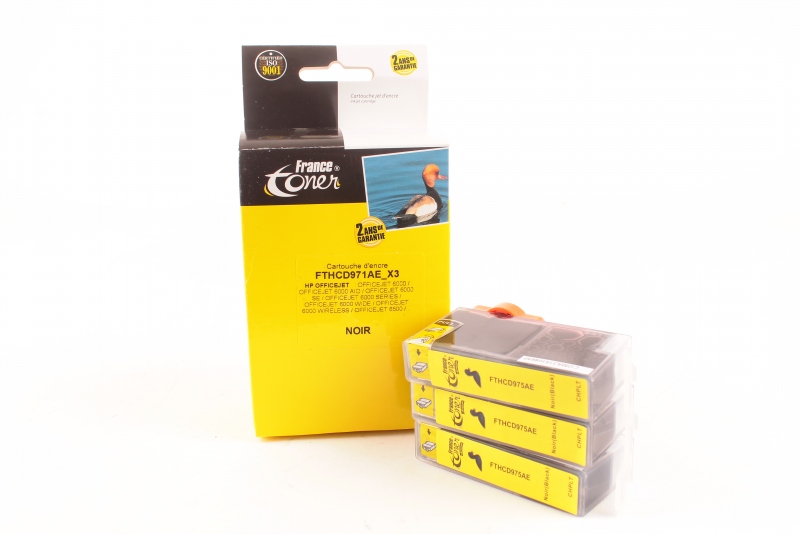 Cartouche D'encre Cyan Compatible HP Officejet 6000/6500 - Réf. H-920C-1, Neuve