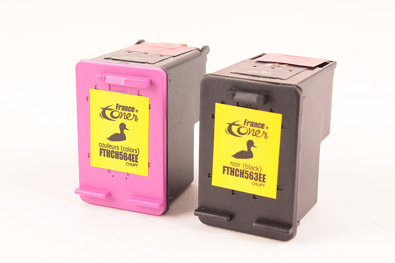 Pack de 2 cartouches d'encre compatibles FranceToner équivalent à 301XL