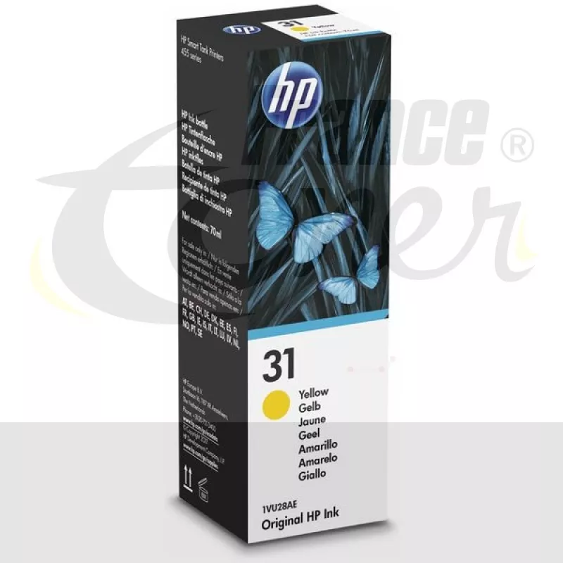 Recharge Encre HP 31 (1VU28AE) - JAUNE - Format...