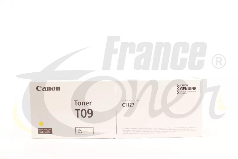Toner CANON T09 (T09Y) - JAUNE - Format Standard