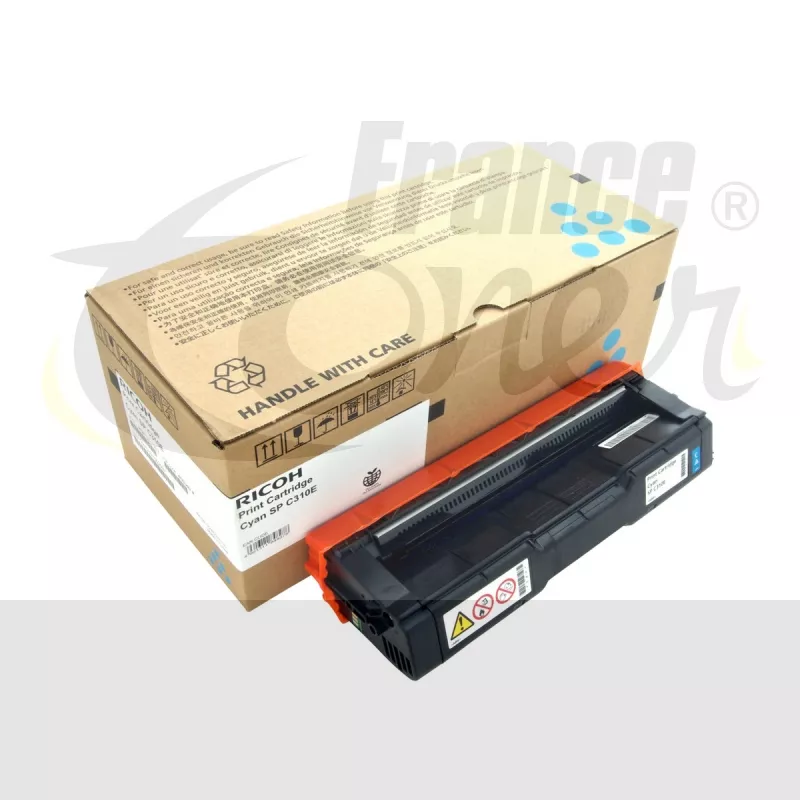 Toner RICOH 407641 - CYAN (bleu) - Format Standard