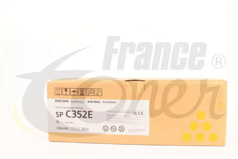 Toner RICOH 408218 - JAUNE - Format Standard