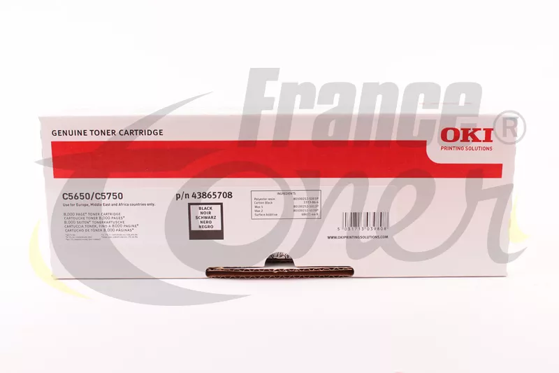 Toner OKI 43865708 - NOIR - Format Standard