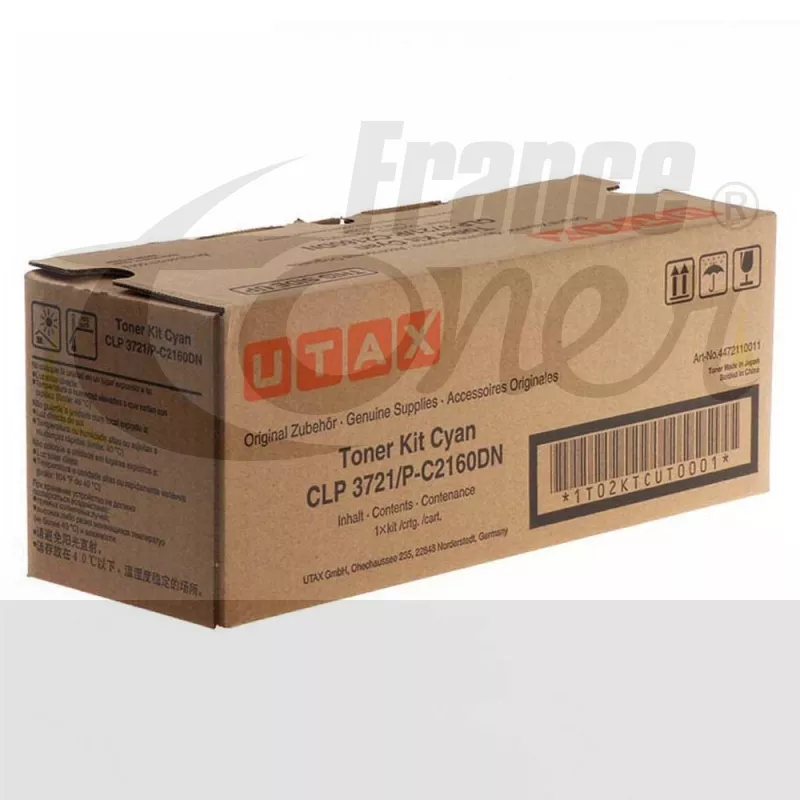 Toner UTAX 4472110011 - CYAN (bleu) - Format St...