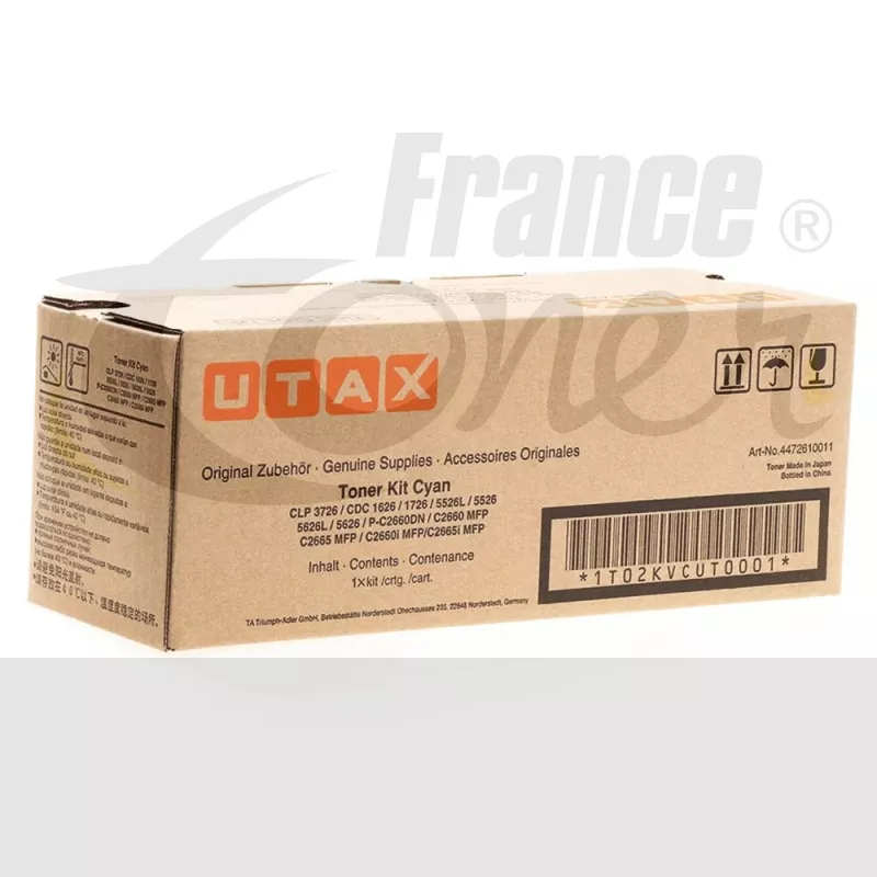 Toner UTAX 4472610011 - CYAN (bleu) - Format St...