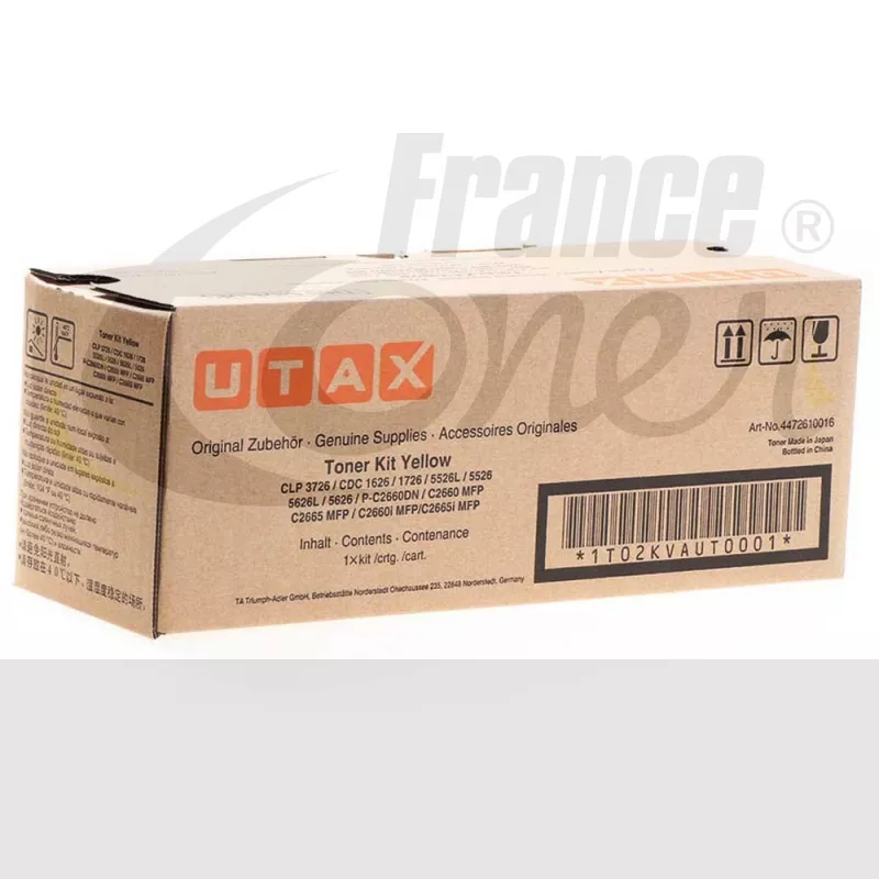 Toner UTAX 4472610016 - JAUNE - Format Standard