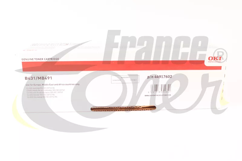 Toner OKI 44917602 - NOIR - Format Standard