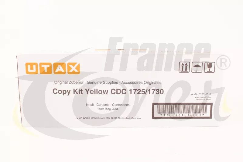 Toner UTAX 652510016 - JAUNE - Format Standard