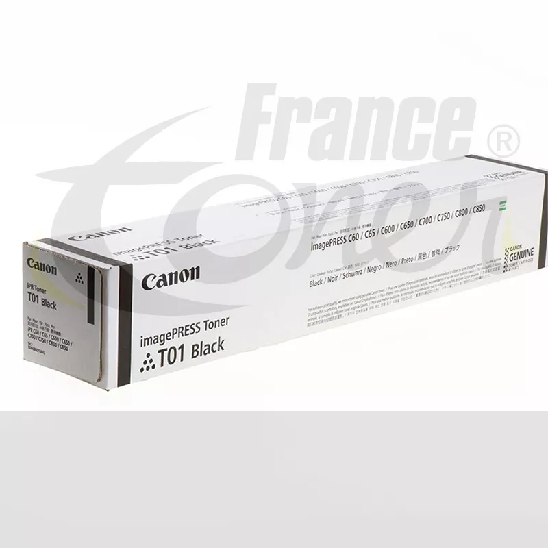 Toner CANON T01 (8066B001) - NOIR - Format Stan...