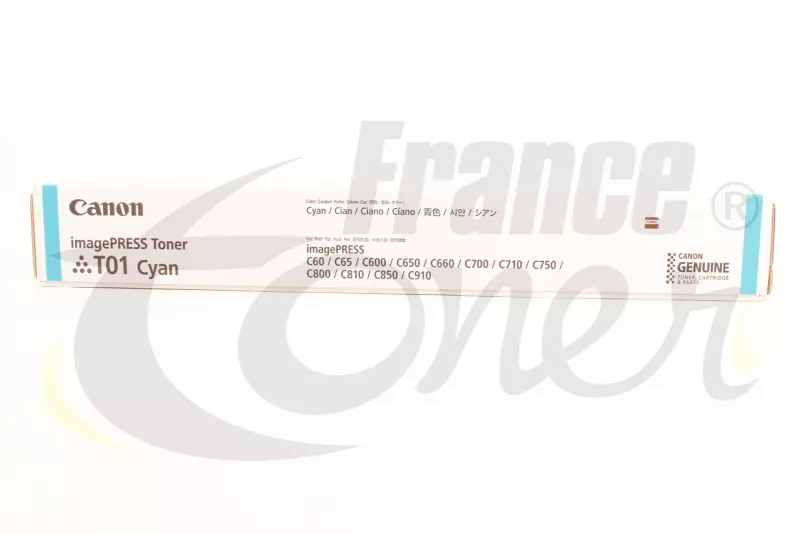Toner CANON T01 (8067B001) - CYAN (bleu) - Form...