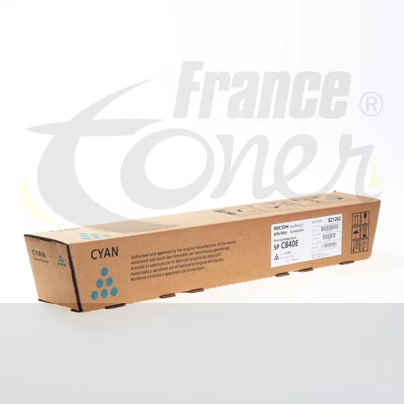 Toner RICOH 821262 - CYAN (bleu) - Format Standard
