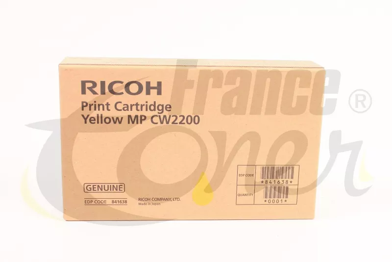 Cartouche d'encre RICOH 841638 - JAUNE - Format...