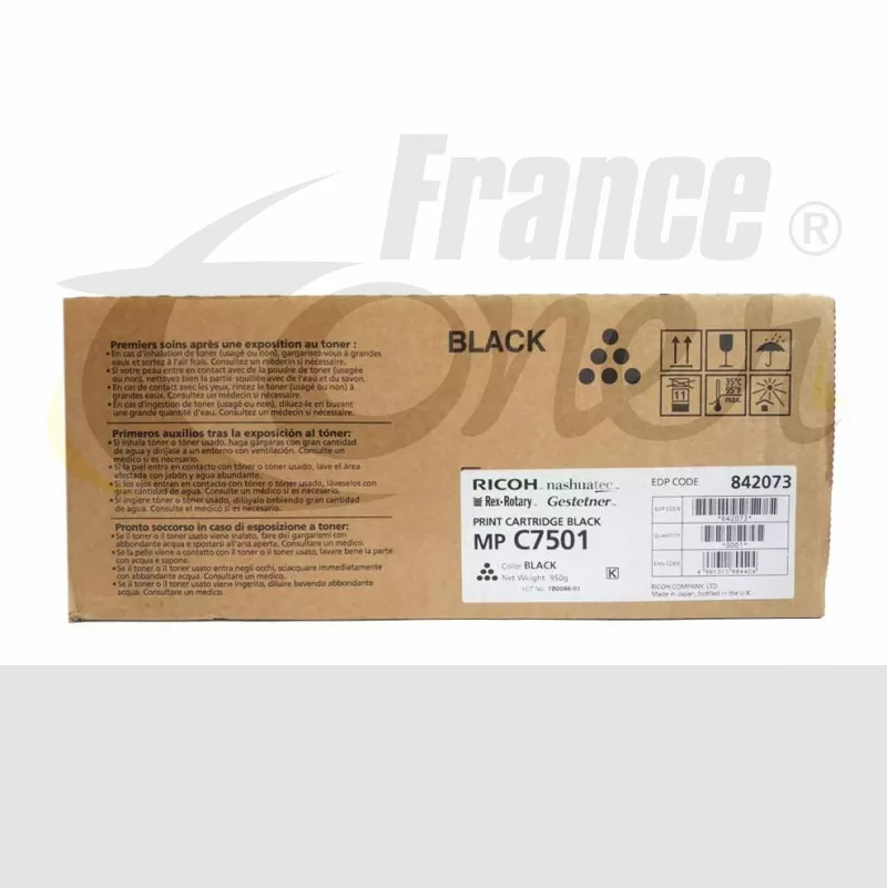Toner RICOH 842073 - NOIR - Format Standard