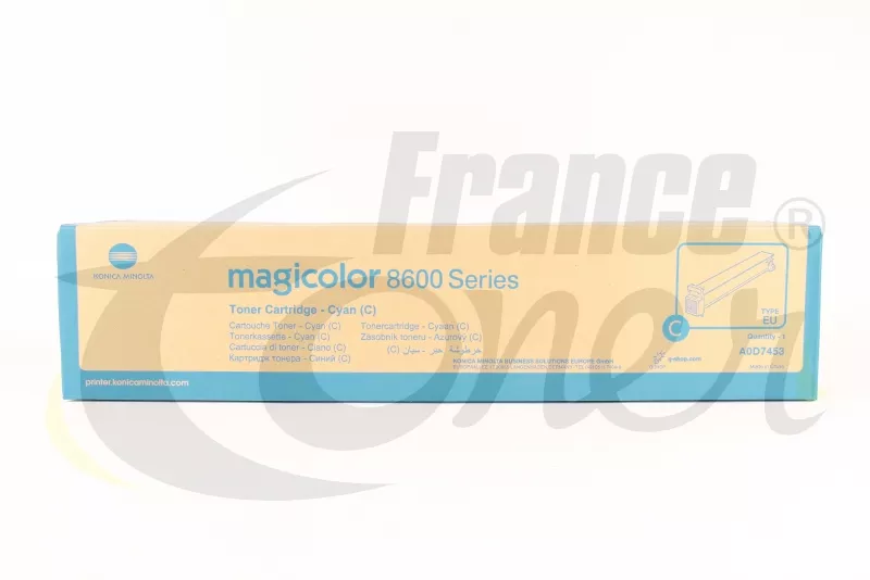 Toner KONICA.MINOLTA A0D7453 - CYAN (bleu) - Fo...