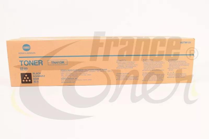Toner KONICA.MINOLTA TN413K - NOIR - Format Sta...