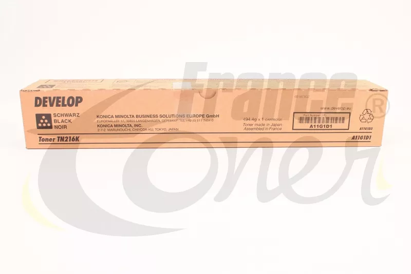 Toner DEVELOP TN216K (A11G1D1) - NOIR - Format...