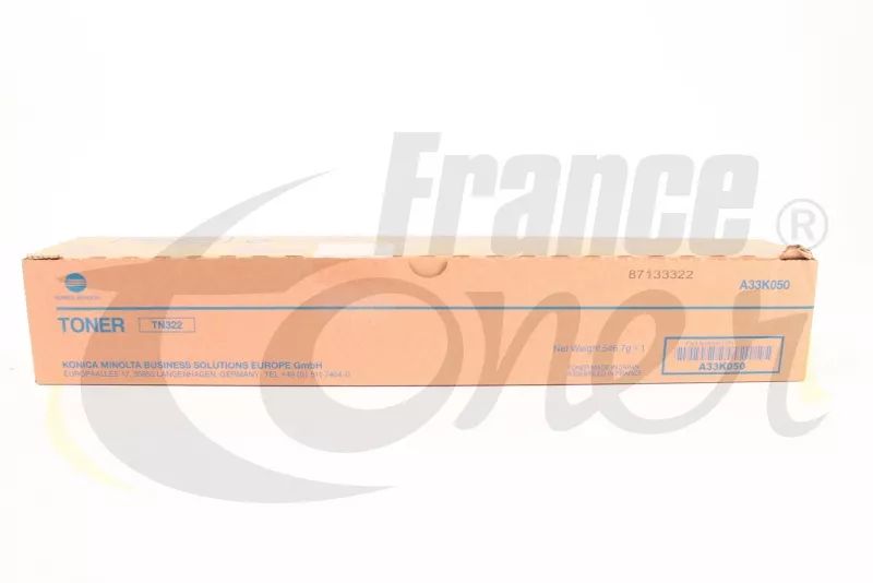 Toner KONICA.MINOLTA TN322 (TN-322) - NOIR - Fo...