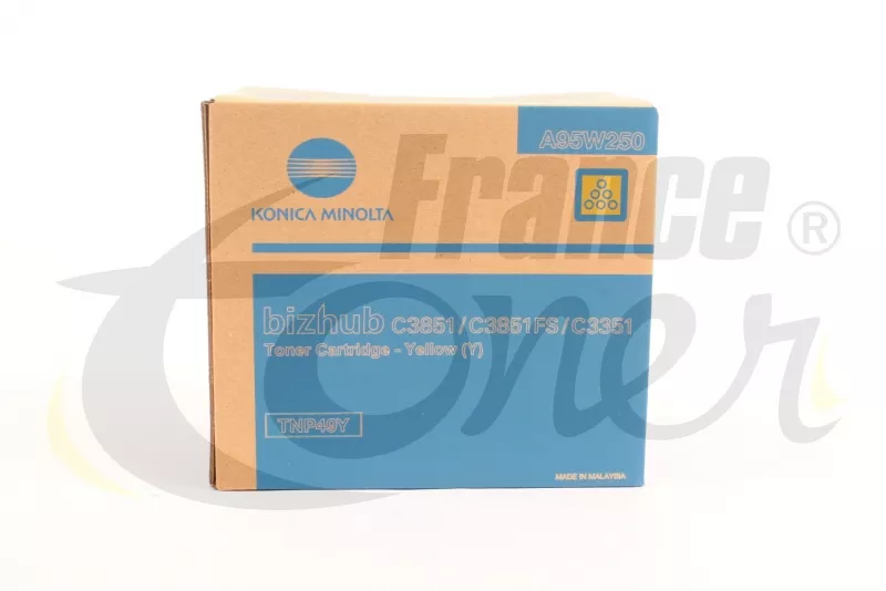 Toner KONICA.MINOLTA TNP49Y - JAUNE - Format St...