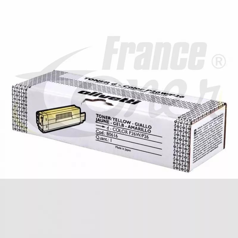 Toner OLIVETTI B0616 - JAUNE - Format Standard
