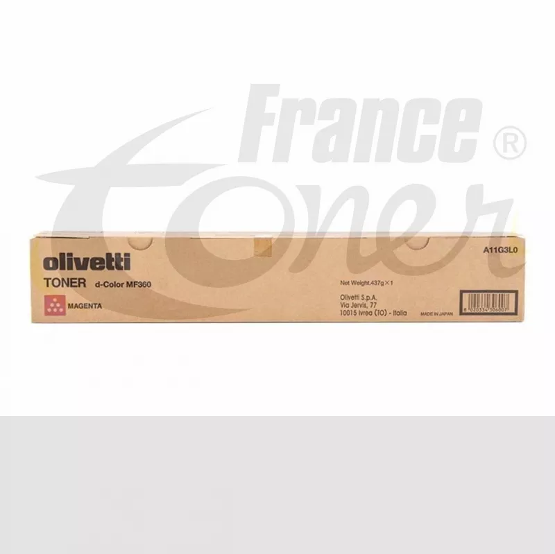 Toner OLIVETTI B0843 - MAGENTA (rouge) - Format...