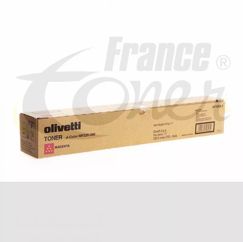 Toner OLIVETTI B0856 - MAGENTA (rouge) - Format...