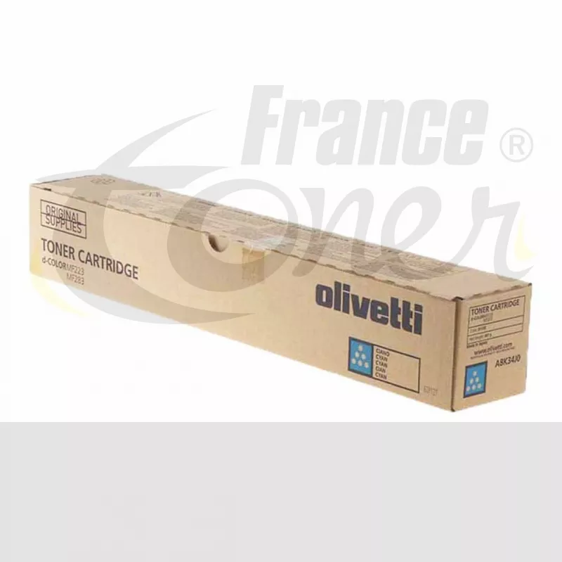 Toner OLIVETTI B1195 - CYAN (bleu) - Format Sta...