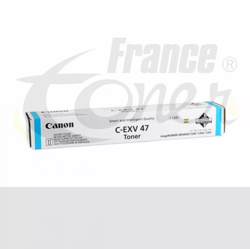 Toner CANON CEXV47 (8517B002) - CYAN (bleu) - F...