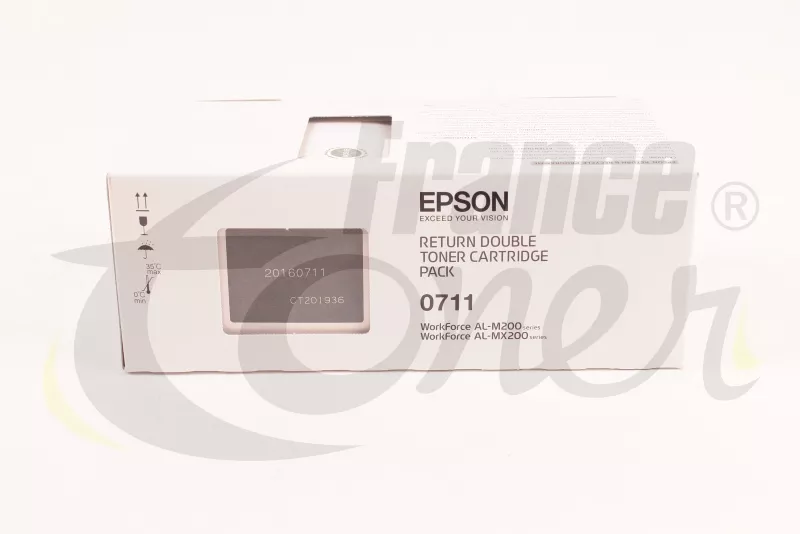 Pack de 2 toners EPSON 711 (C13S050711) - NOIR...