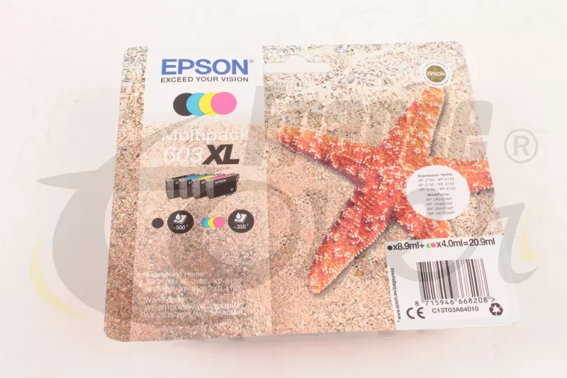 Pack de 4 cartouches d'encre EPSON 603XL Série...