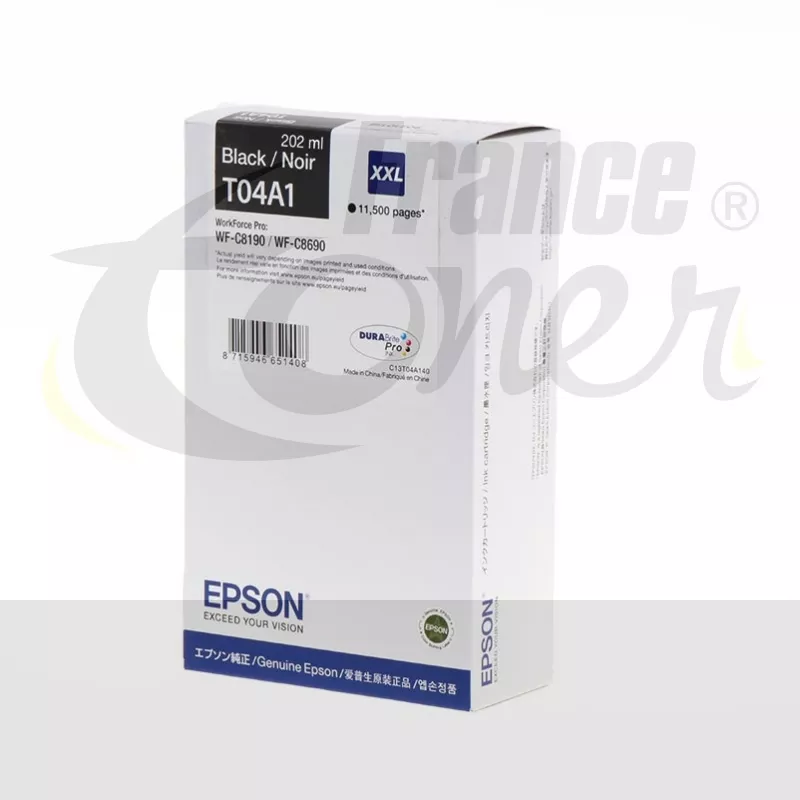 Cartouche d'encre EPSON C13T04A140 - NOIR - For...
