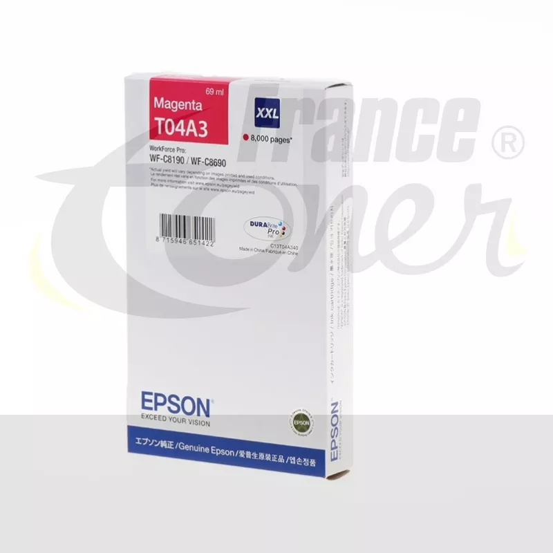 Cartouche d'encre EPSON C13T04A340 - MAGENTA (r...