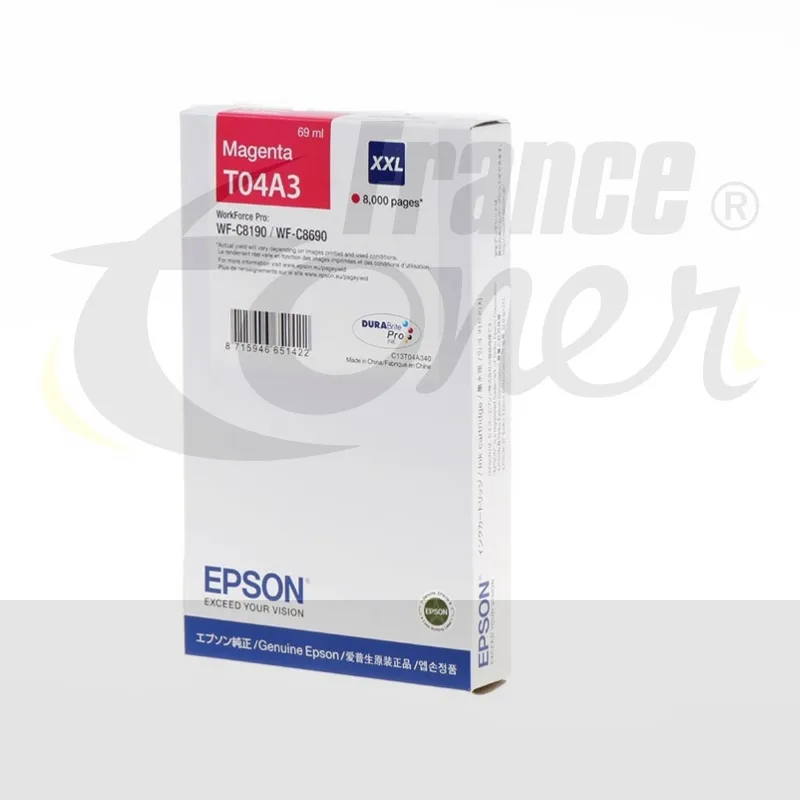Cartouche d'encre EPSON C13T04A34N - MAGENTA (r...