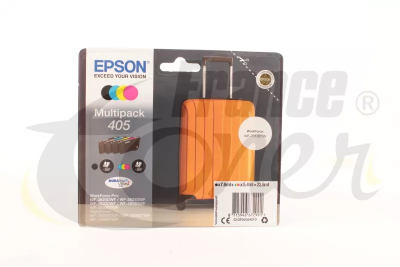 Pack de 4 cartouches d'encre EPSON 405 Série va...