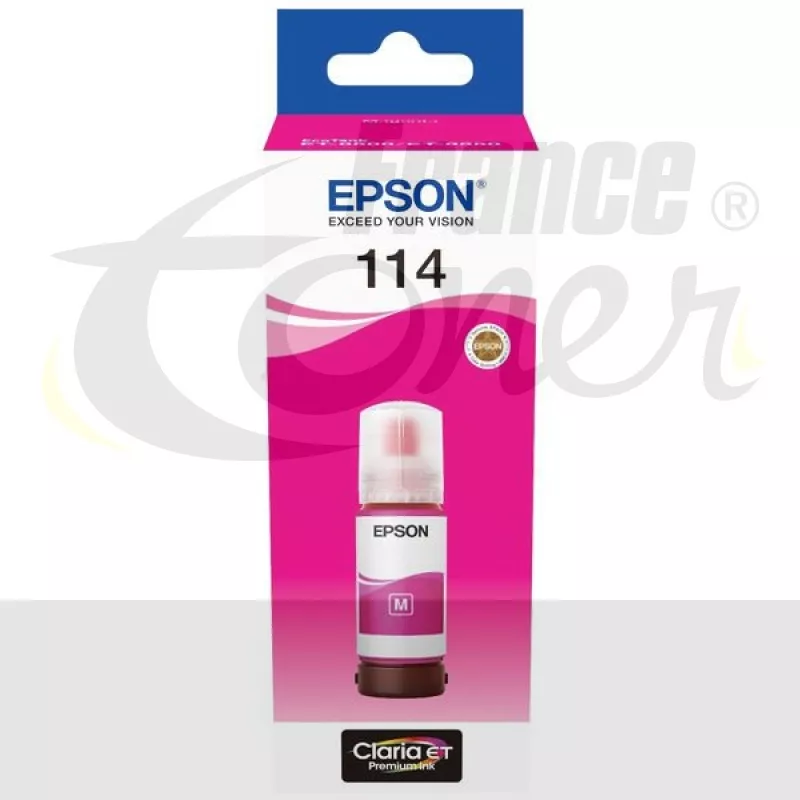 Recharge Encre EPSON 114 (C13T07B340) - MAGENTA...