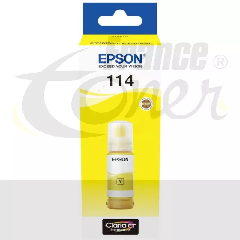 Recharge Encre EPSON 114 (C13T07B440) - JAUNE -...