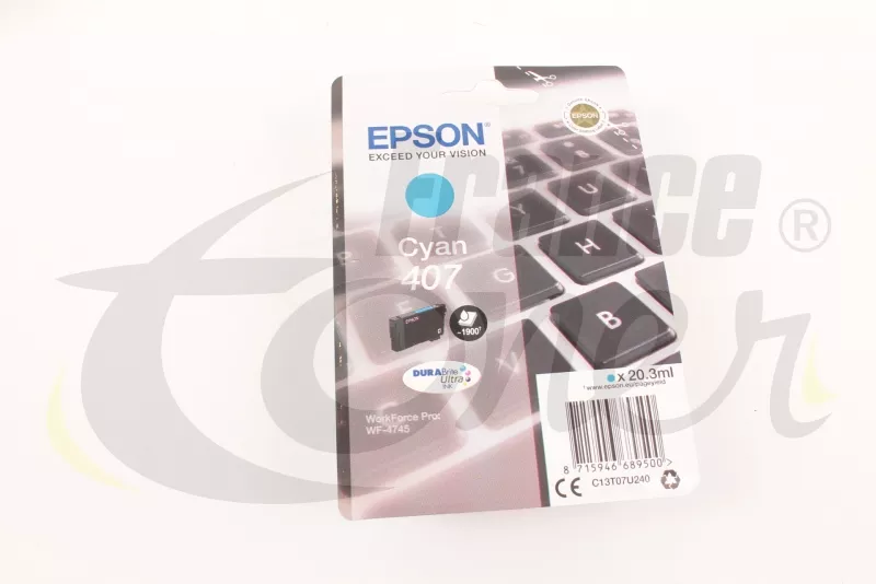 Cartouche d'encre EPSON 407 série clavier (C13T...
