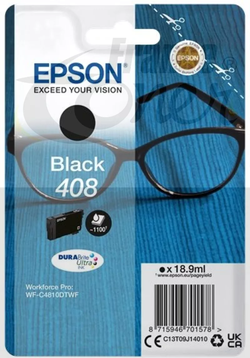 Cartouche d'encre EPSON 408 série lunettes de v...
