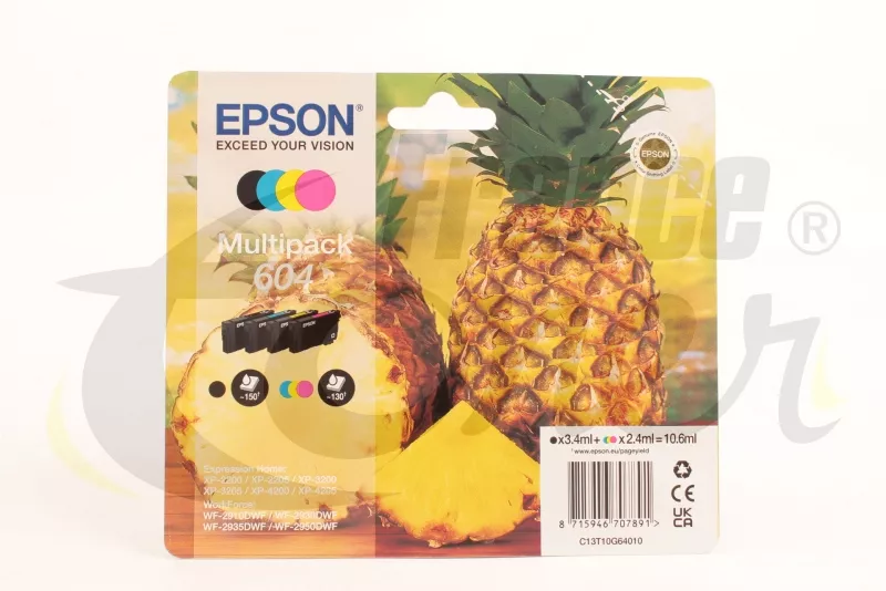 Pack de 4 cartouches d'encre EPSON 604 Série An...