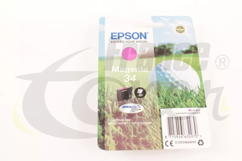 Cartouche d'encre EPSON 34 série balle de golf...