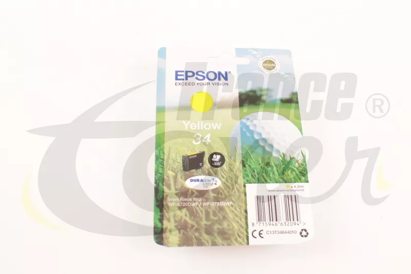 Cartouche d'encre EPSON 34 série balle de golf...