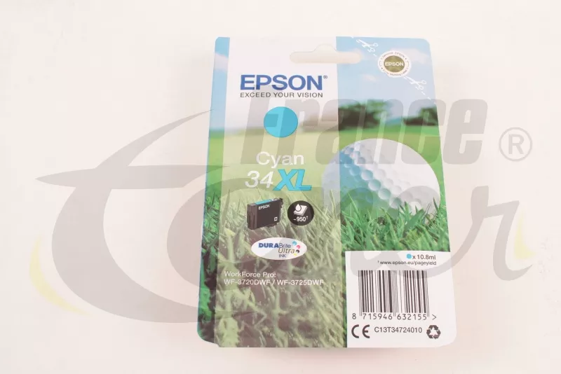 Cartouche d'encre EPSON 34XL série balle de gol...