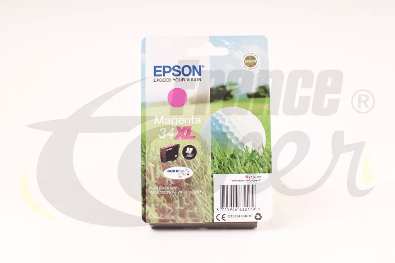 Cartouche d'encre EPSON 34XL série balle de gol...