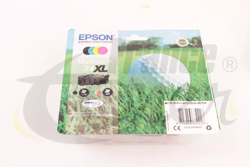 Pack de 4 cartouches d'encre EPSON 34XL Série b...