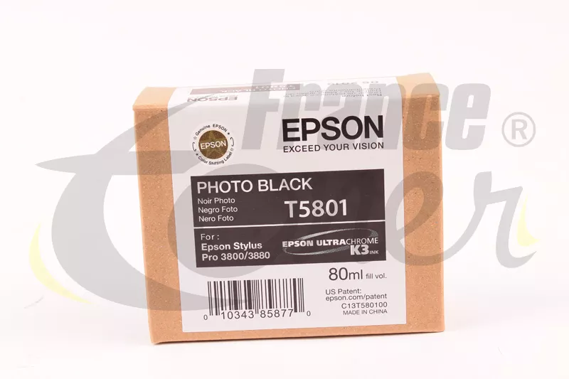 Cartouche d'encre T5801 (C13T580100) - NOIR PHOTO