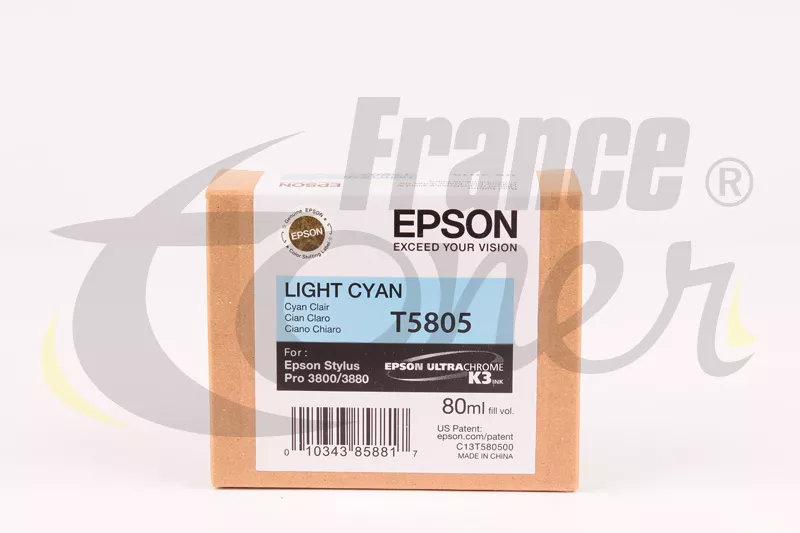 Cartouche d'encre T5805 (C13T580500) - CYAN CLAIR