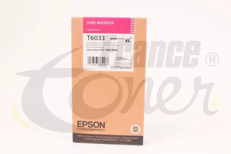 Cartouche d'encre EPSON T6033 (C13T603300) - MA...