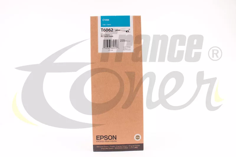 Cartouche d'encre  (T6062) - CYAN (bleu)