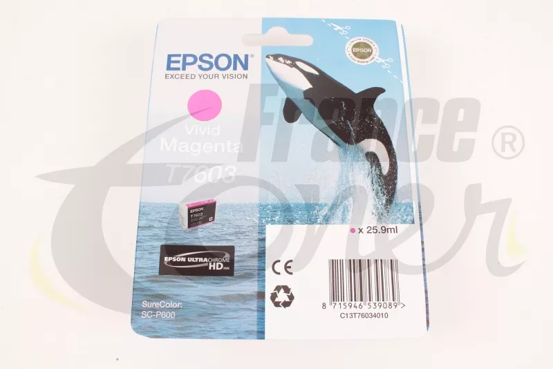 Cartouche d'encre EPSON Série orque (C13T760340...