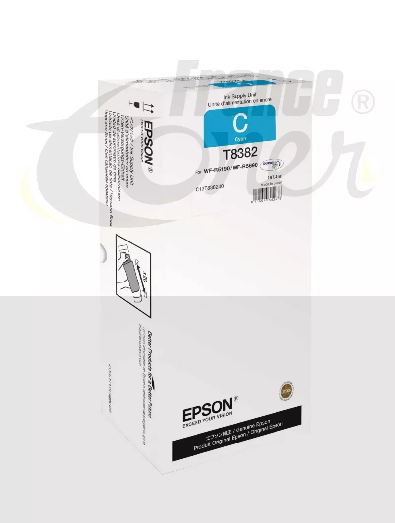 Cartouche d'encre EPSON T8382 (C13T838240) - CY...